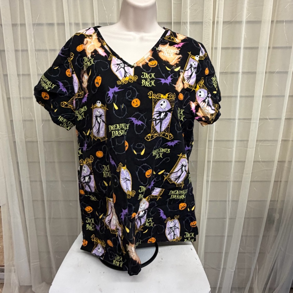 Disney’s Nightmare before Christmas Scrub Top
